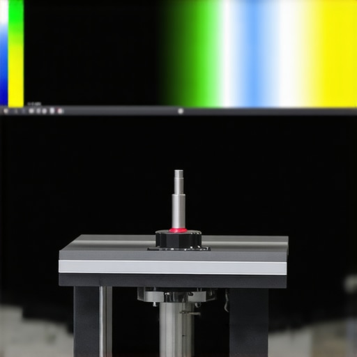 Spectral measurement device analyzing display spectrum