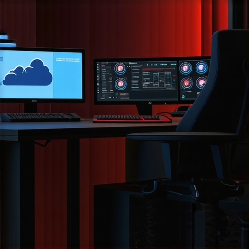 Advanced video editing setup with AI-driven proxy tools, cloud servers, and high-speed storage