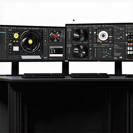 Advanced 4K editing workstation with high-end components and cooling