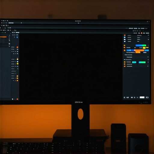 A professional 4K monitor showcasing HDR and mini-LED backlighting for video editing