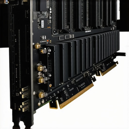 High-performance graphics card designed for professional 4K video editing
