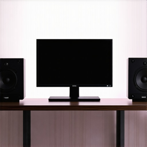 A professional video editing monitor with embedded auto-calibration and environmental sensors ensuring color accuracy