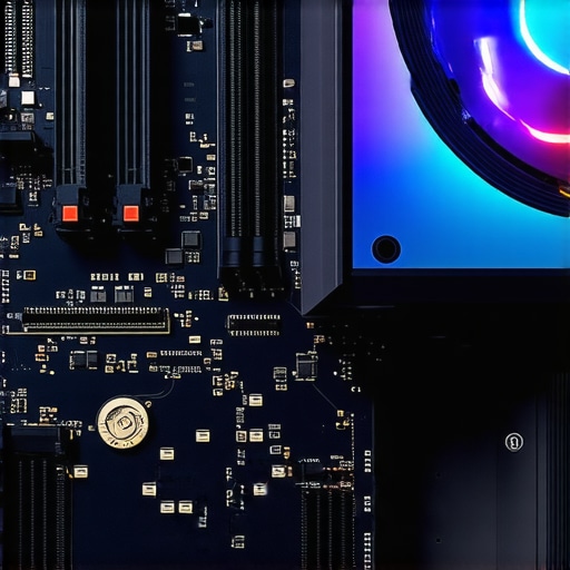Detailed view of a liquid-cooled GPU for high-performance video editing.
