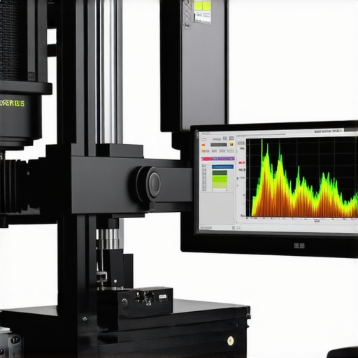Device calibrating a professional editing monitor in a studio environment.
