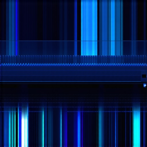 Illustration of advanced GPU with AI cores and high-bandwidth memory for 4K and 12K video workflows.