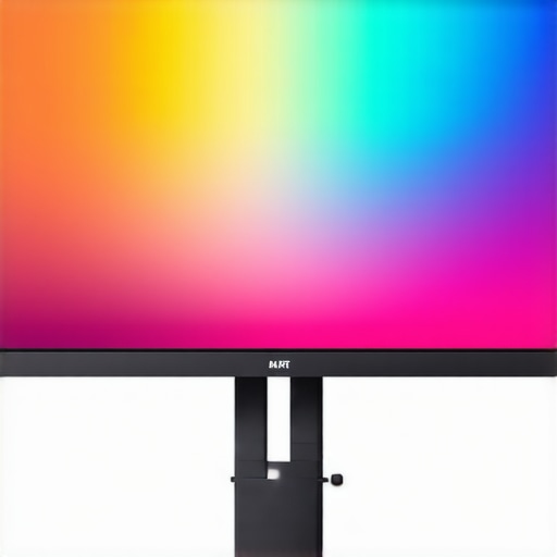 A professional studio setup with advanced quantum dot monitor showcasing HDR footage