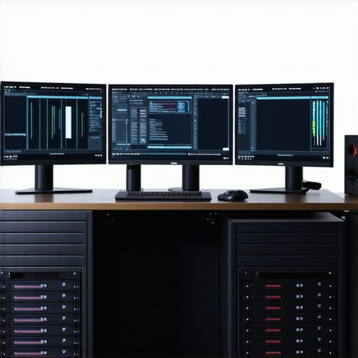 Advanced video editing workstation with high-performance GPU and storage