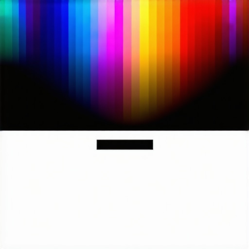 A cinematic studio room with a large microLED monitor displaying colorful HDR content.