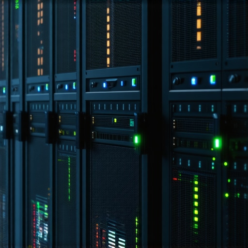 Data center with NVMe over Fabrics setup for professional video editing