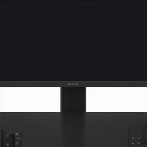 Professional color grading monitor with auto-calibration for perfect color accuracy